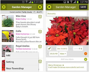 Garden Manager Android app