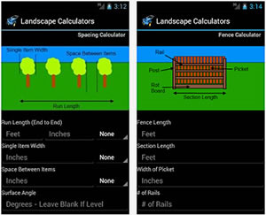 Landscape & Garden Calculators Android app